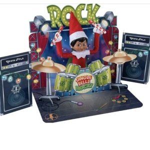 The Elf On Shelf Elves At Play Insta-Moment Pop-Ups Drum Set Donut Shop Spa Day
